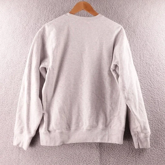 Supreme Classic Logo‎ Crewneck Pullover Sweatshirt Heather Grey Men's Medium